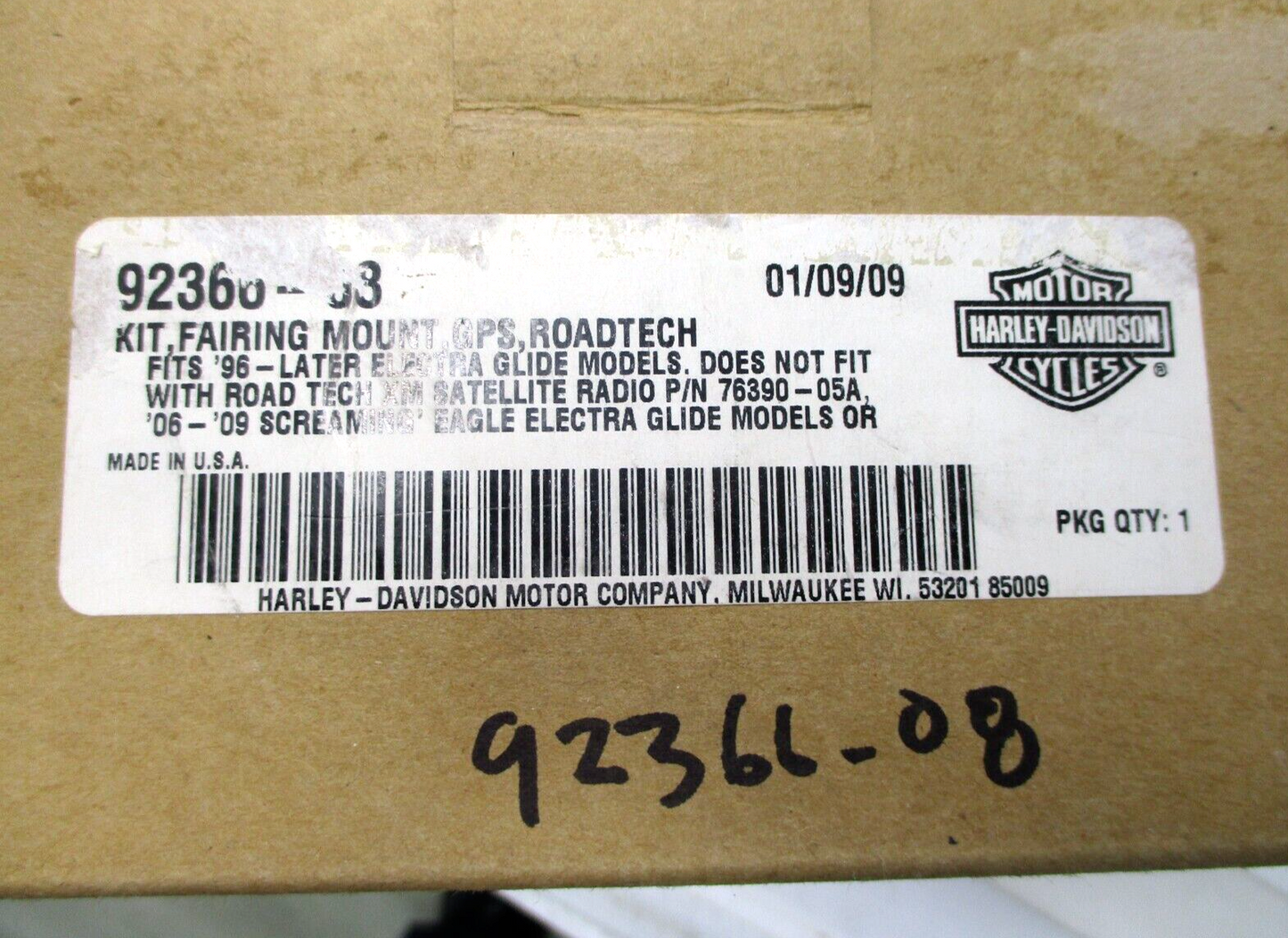 Harley-Davidson Fairing Mount Kit 92366-08