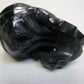 NATURAL WATER BUFFALO HORN HAND CARVED TALL HUMAN SKULL APPROX 2"