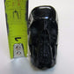 NATURAL WATER BUFFALO HORN HAND CARVED TALL HUMAN SKULL APPROX 2"