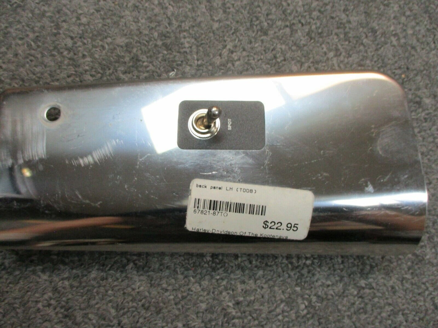 Harley-Davidson OEM Left Back Panel Tree Cover With Switch 67821-87