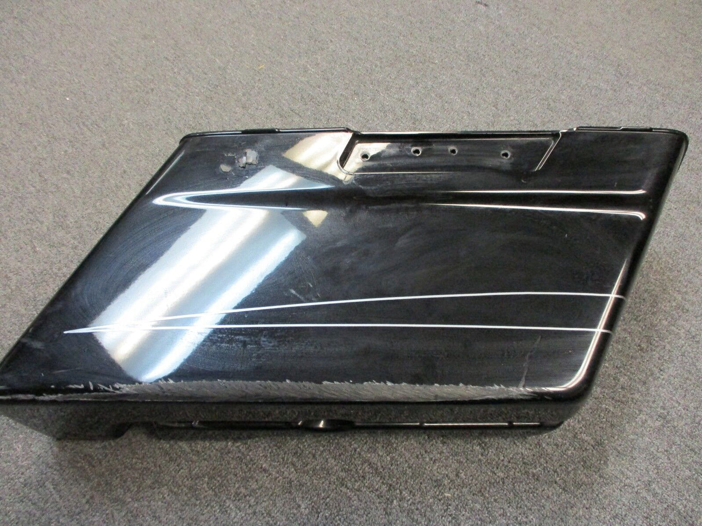 Harley Davidson OEM 94-13 Touring Saddlebags Black Left and Right No Lids Damage
