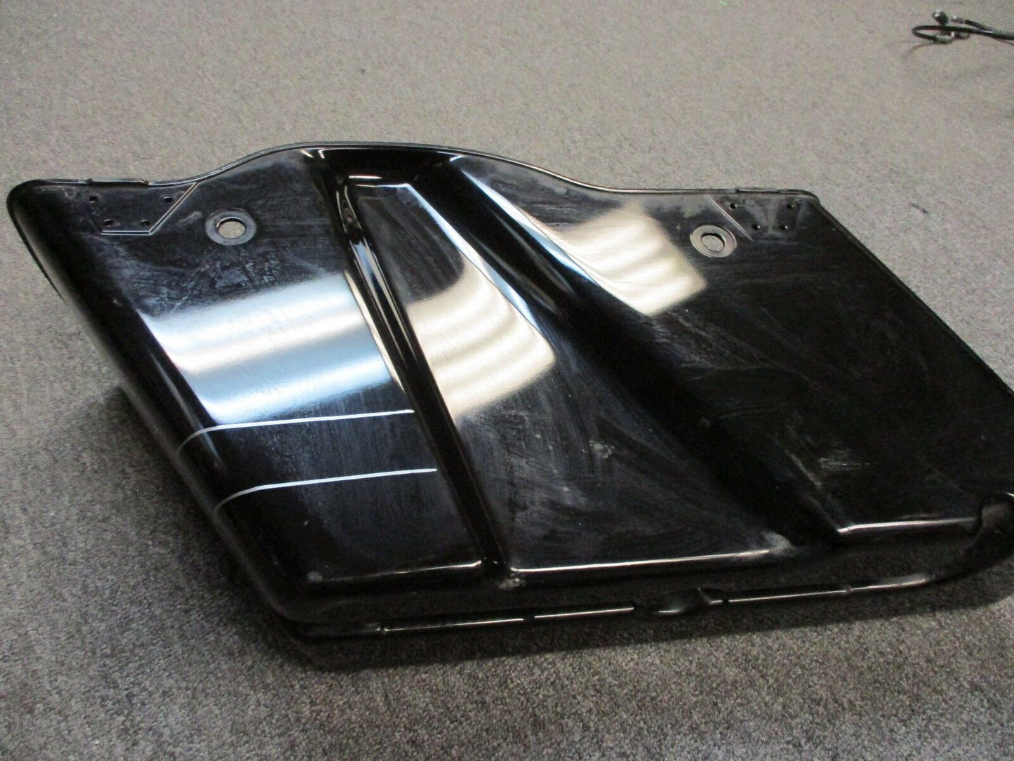 Harley Davidson OEM 94-13 Touring Saddlebags Black Left and Right No Lids Damage