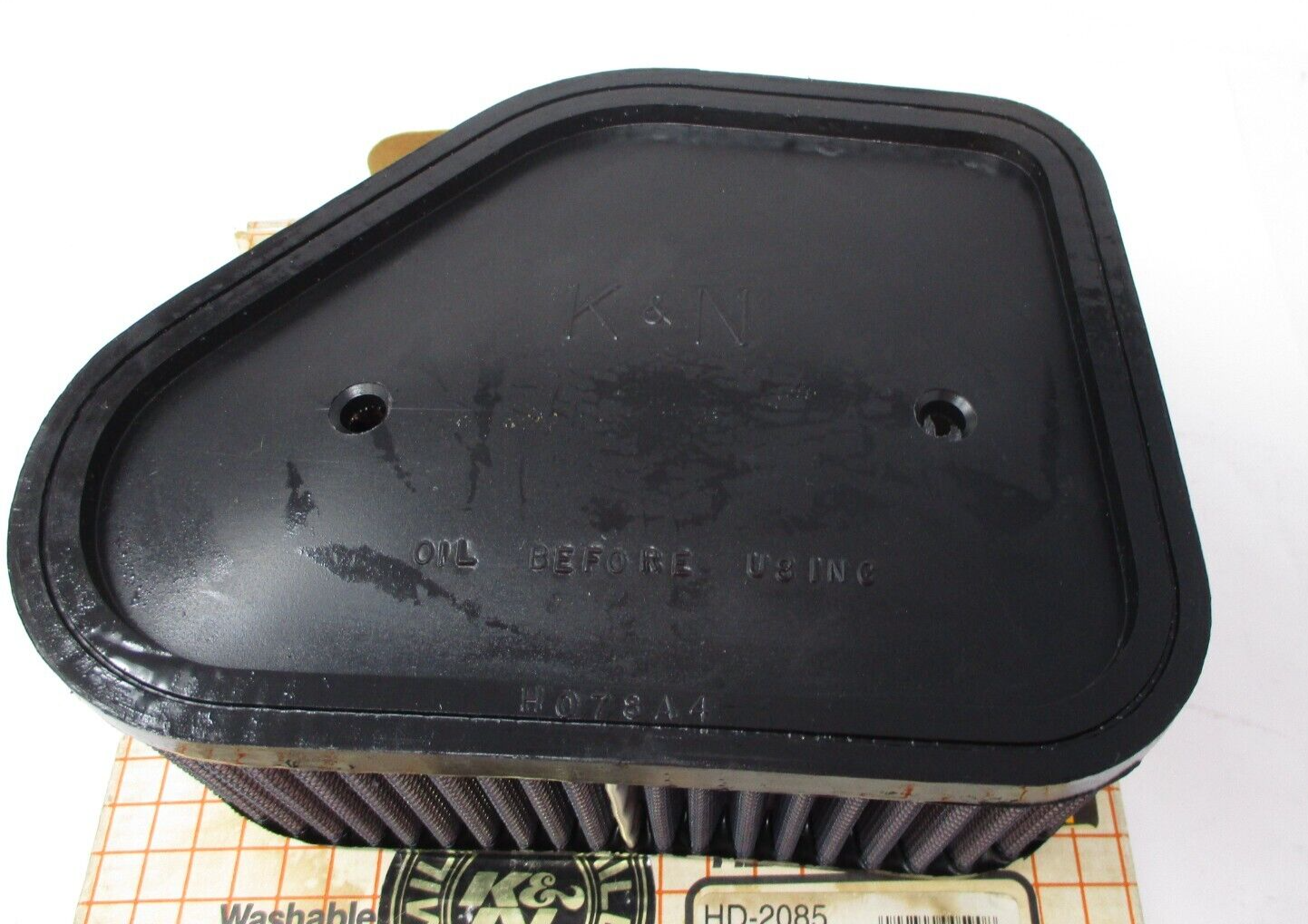 K&N High-Flow Washable Reusable High Flow Air Filter for XL '86-'87 HD-2085