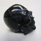 NATURAL WATER BUFFALO HORN HAND CARVED HUMAN SKULL APPROX 1-1/2"