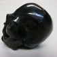 NATURAL WATER BUFFALO HORN HAND CARVED HUMAN SKULL APPROX 1-1/2"
