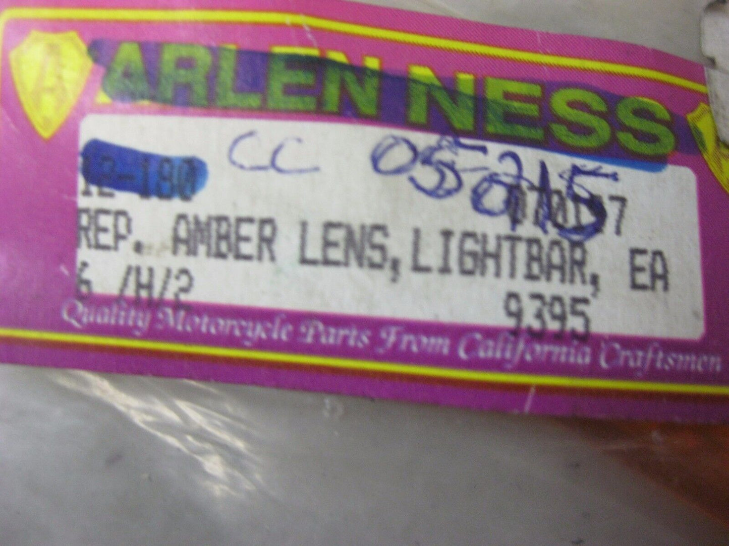 LOTS OF 7 AMBER MINI For CUSTOM LIGHT BAR LENSES 50-330636A  9395