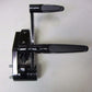 HHI DYNA FORWARD CONTROLS BLACK CONTRAST ELITE WITH HOLE CUT OUTS FOLDING RUBBER