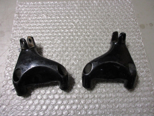 HARLEY-DAVIDSON 04- 14 BLACK XL PASSENGER FOOTREST BRACKETS 49314-04 & 49315-04