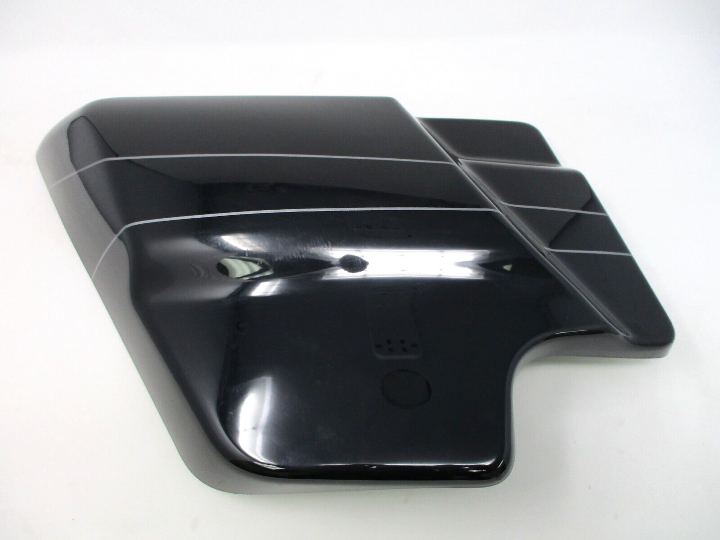 Harley Davidson OEM Touring Side Cover Vivid Black with Pinstripes 66250-09