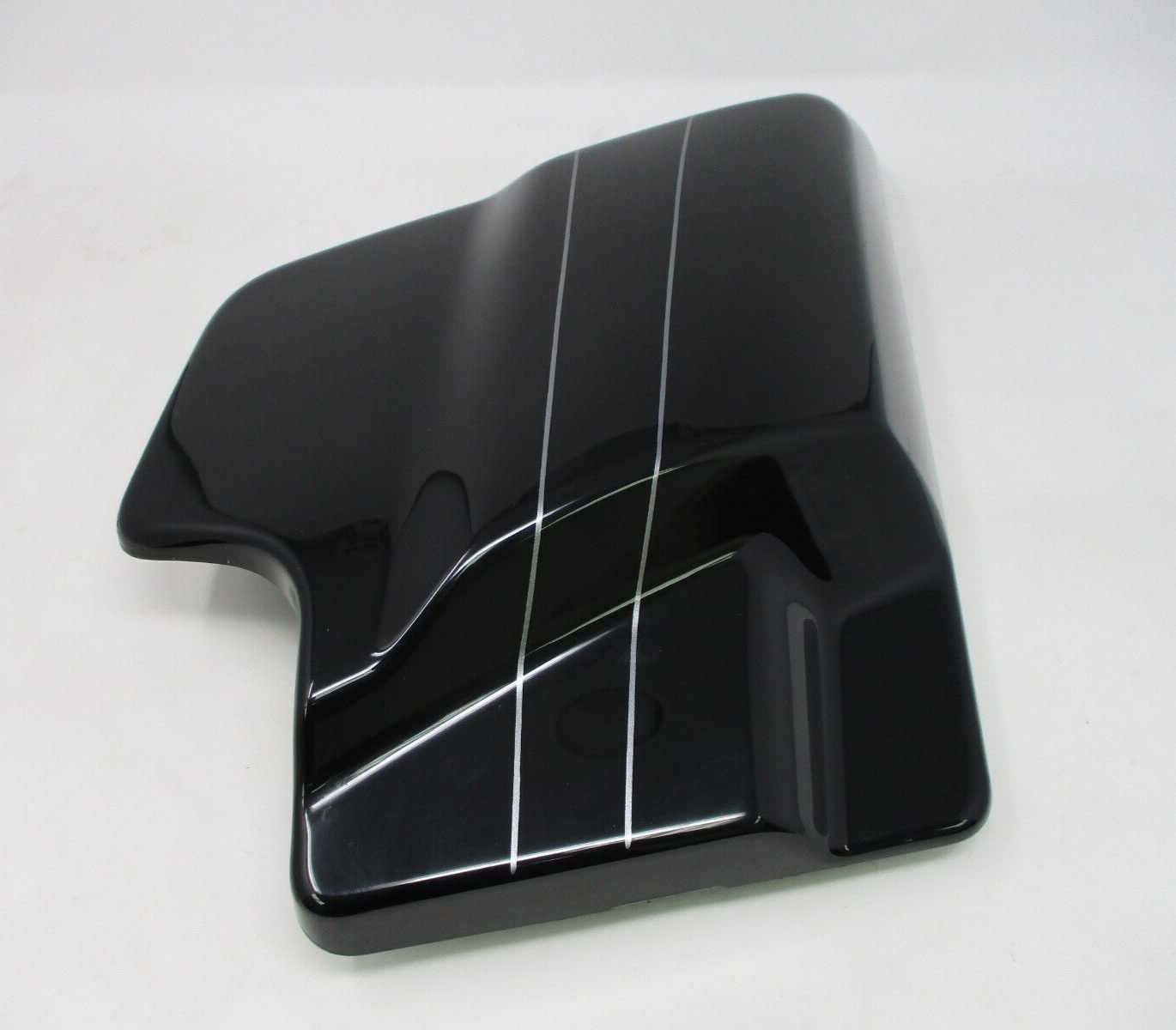 Harley Davidson OEM Touring Side Cover Vivid Black with Pinstripes 66250-09