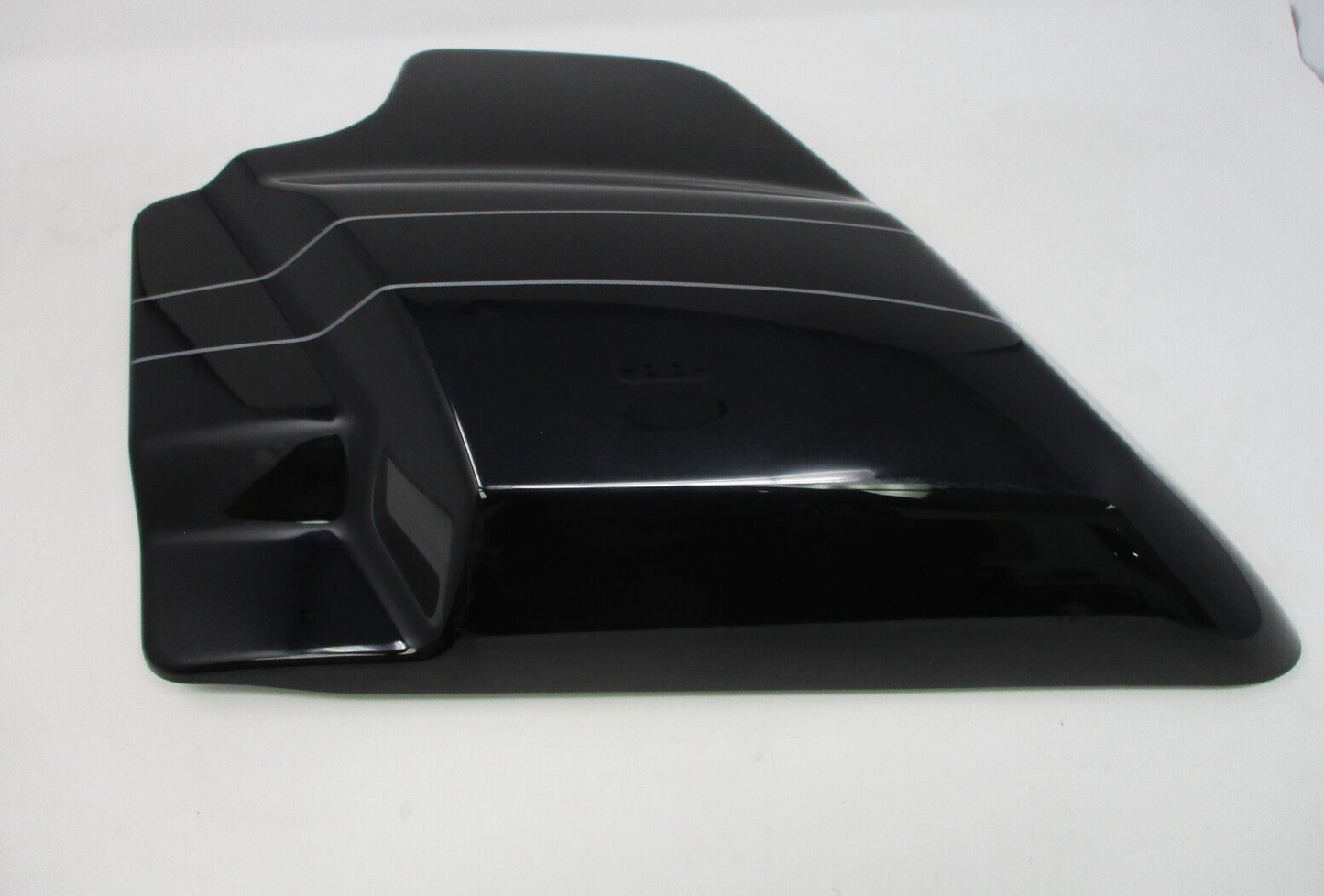 Harley Davidson OEM Touring Side Cover Vivid Black with Pinstripes 66250-09