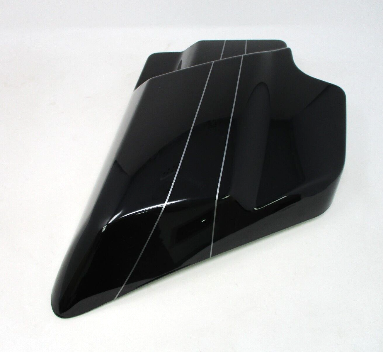 Harley Davidson OEM Touring Side Cover Vivid Black with Pinstripes 66250-09