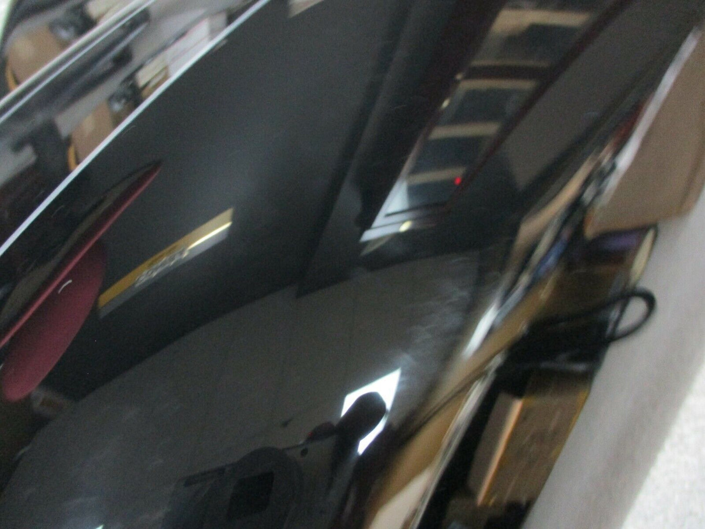 Harley Davidson OEM FLHX/FLTR Vivid Black Right Side Cover 2 Silver Pin Stripes