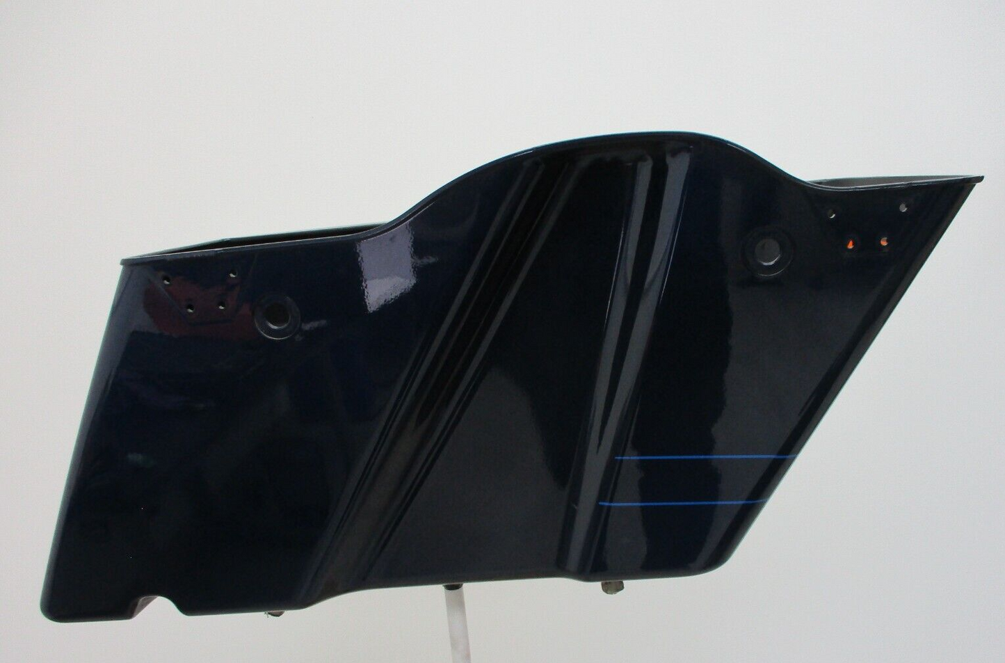 Harley-Davidson OEM Left Saddlebag Metallic Blue w/Stripe '99-'00  90753-93