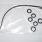 Harley-Davidson Black  Lower ABS Brake Line Kit 91500014