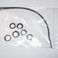 Harley-Davidson Black  Lower ABS Brake Line Kit 91500014