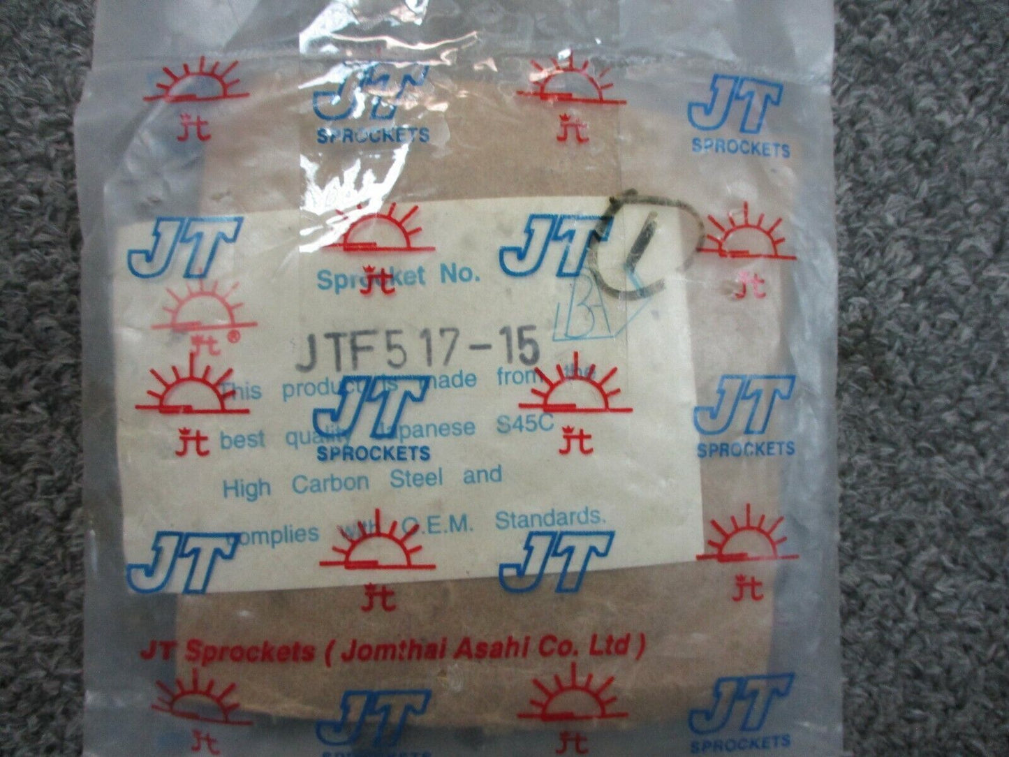 JT Sprockets Front Steel Sprocket 15Tooth  530 Pitch  JTF517-15