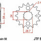 JT Sprockets Front Steel Sprocket 15Tooth  530 Pitch  JTF517-15