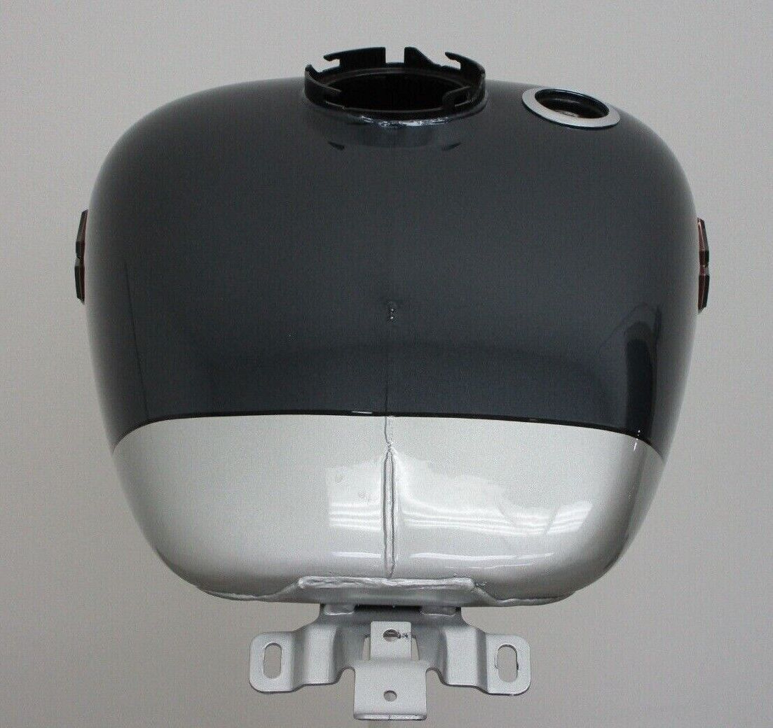 Harley Davidson OEM '19 FLXHSE CVO Fuel Tank, Charred Steel/Silver, 61000524EJB