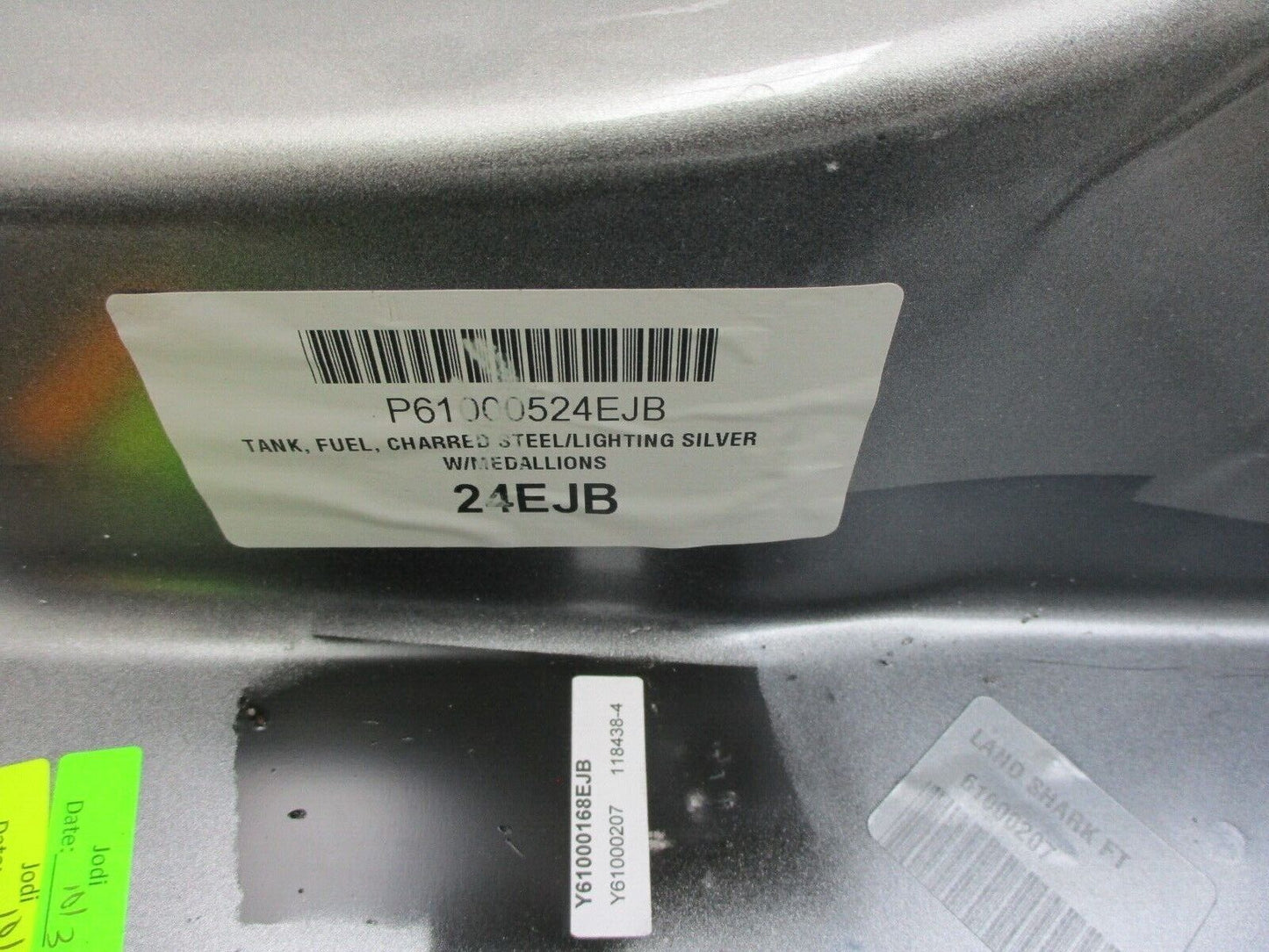 Harley Davidson OEM '19 FLXHSE CVO Fuel Tank, Charred Steel/Silver, 61000524EJB