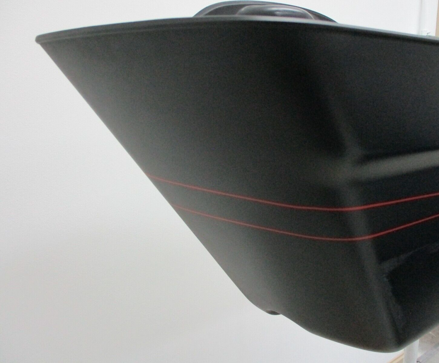 Harley Davidson OEM Left Saddlebag Black Denim w/Red Stripe 90200414
