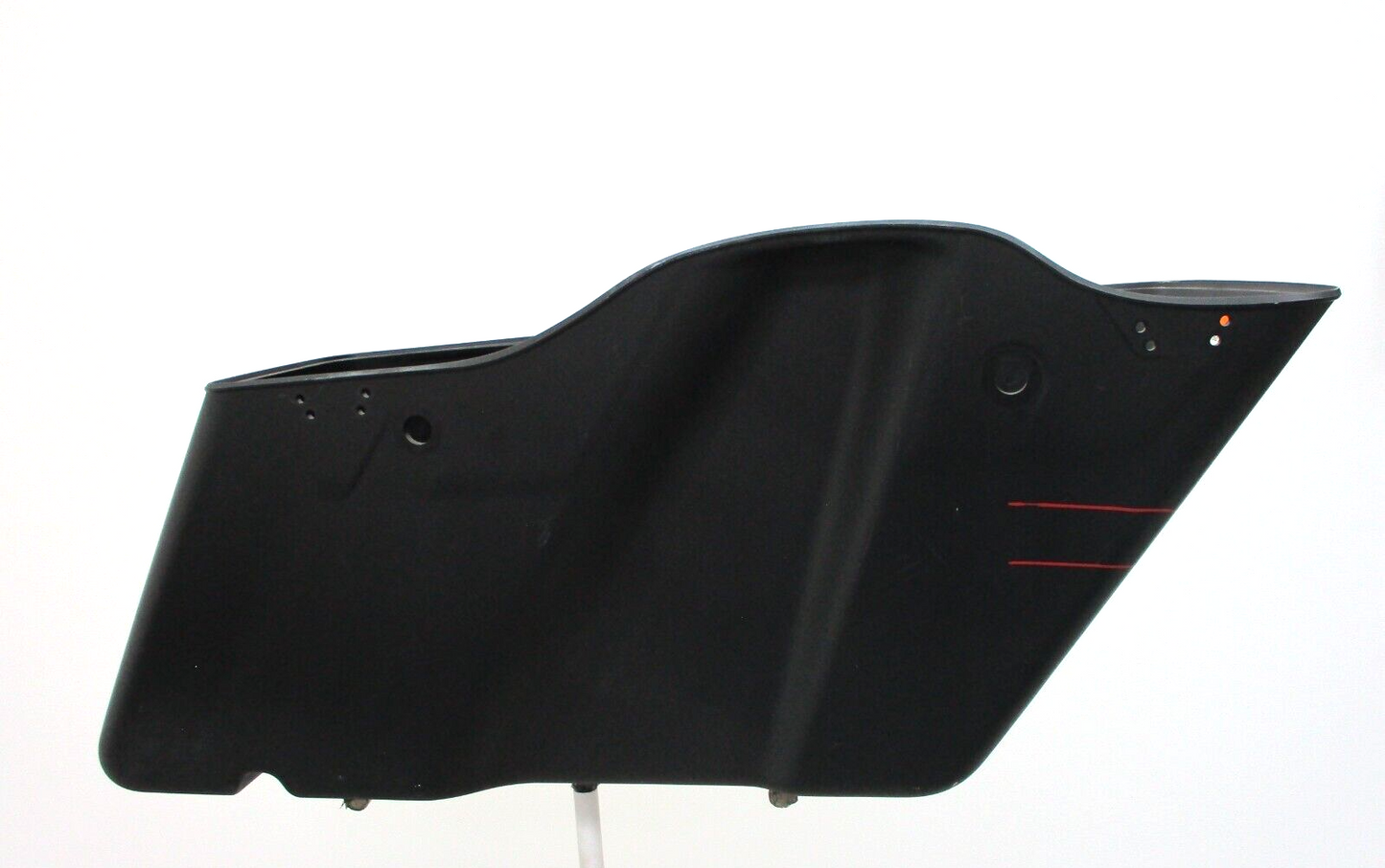 Harley Davidson OEM Left Saddlebag Black Denim w/Red Stripe 90200414