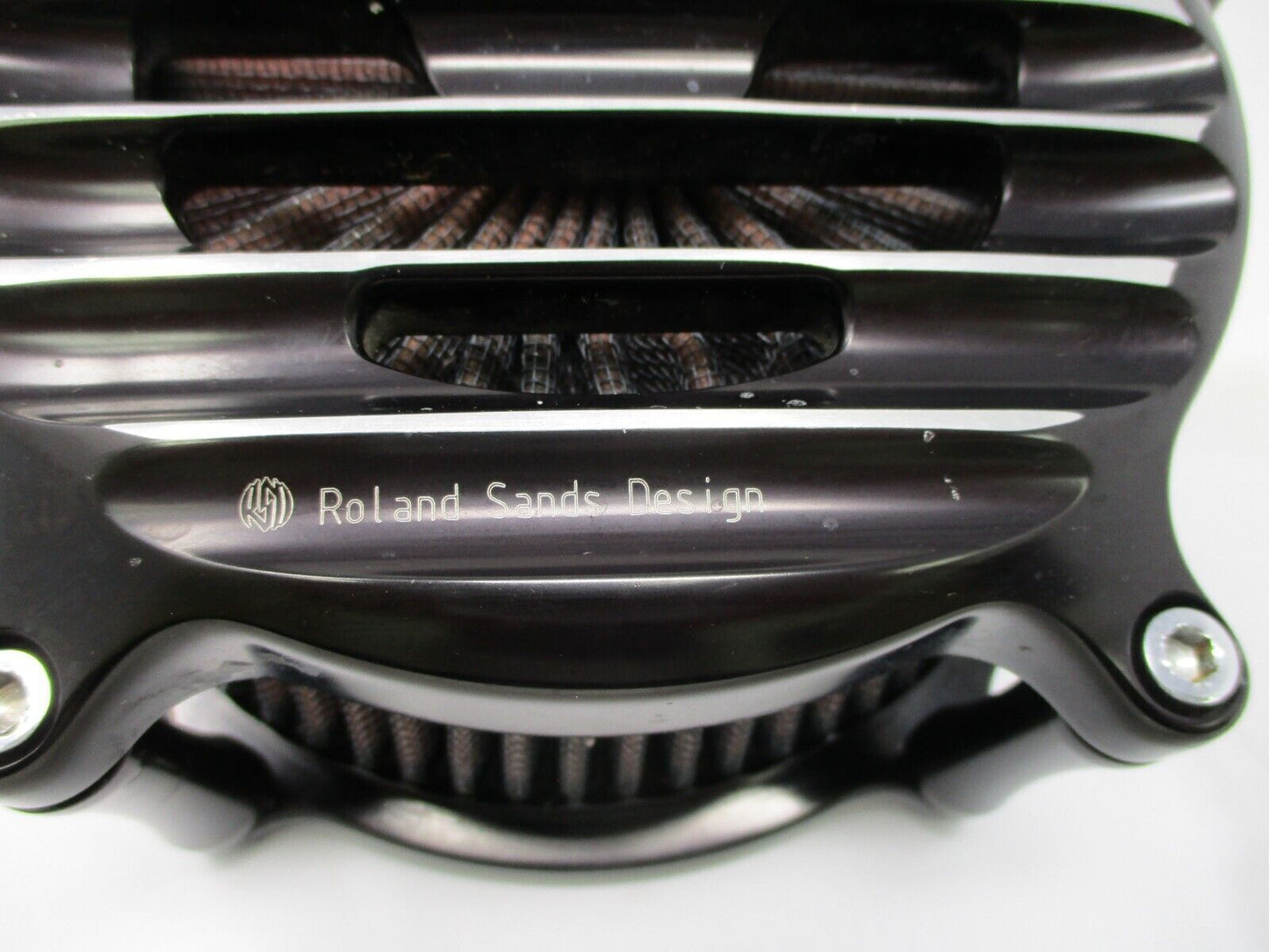 Roland Sands Design - Venturi Nostalgia Air Cleaner for Big Twin, Contrast Cut