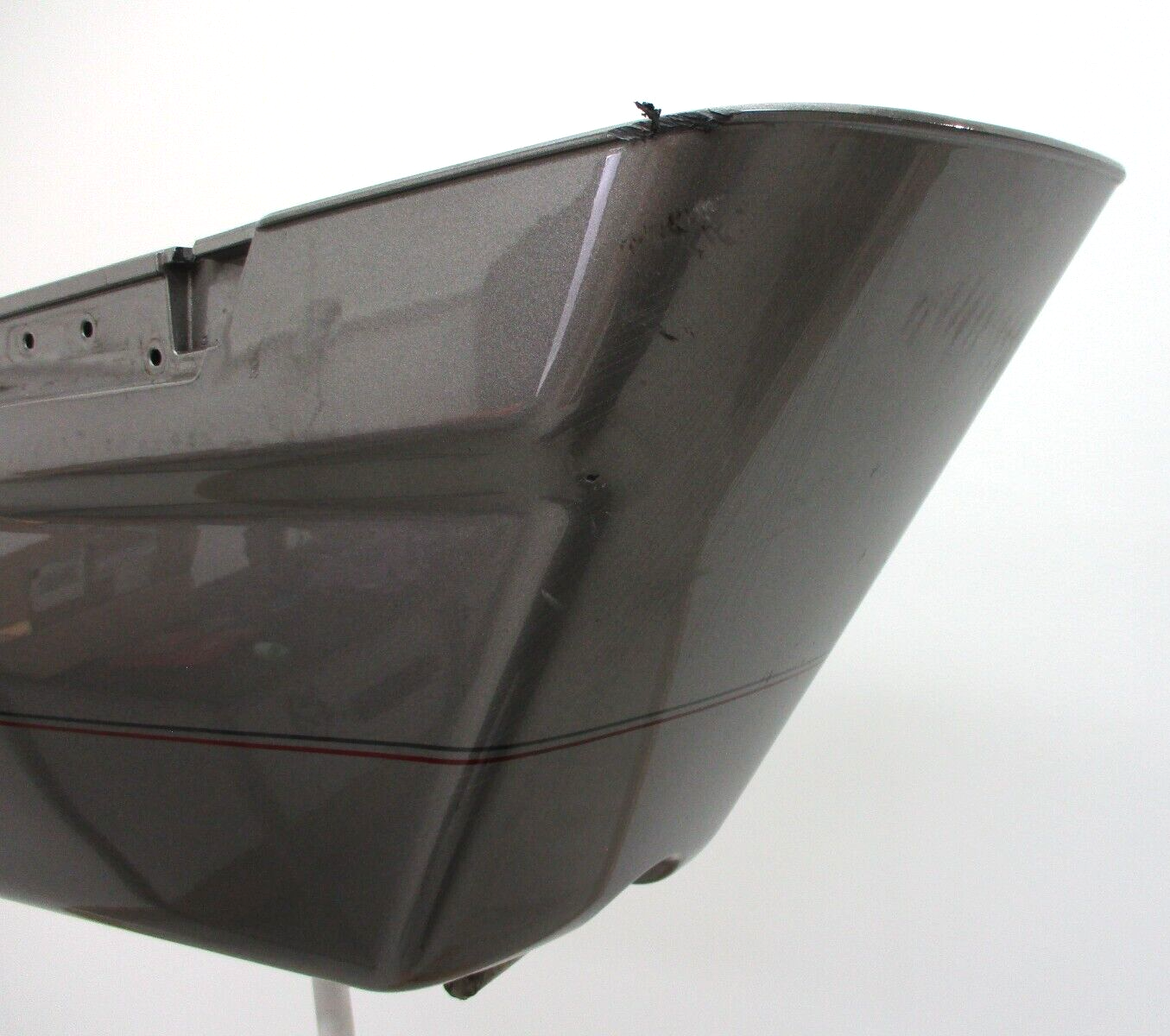 Harley Davidson OEM Right Saddlebag Silver w/Pinstripes 90200412