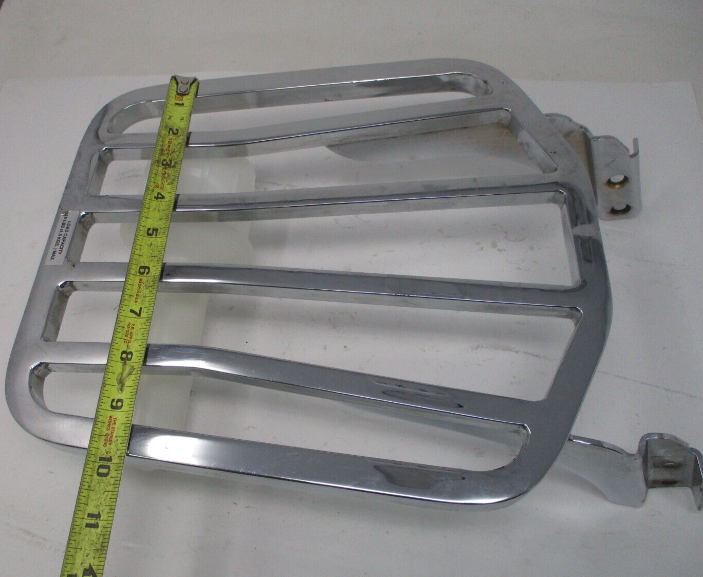 Sissy Bar Luggage Rack Formed Chrome