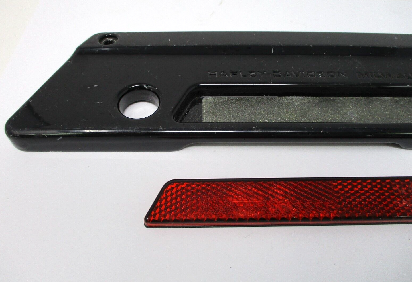 Harley Davidson OEM Touring Saddlebag RH Gloss Black Latch Plate 90601-93A