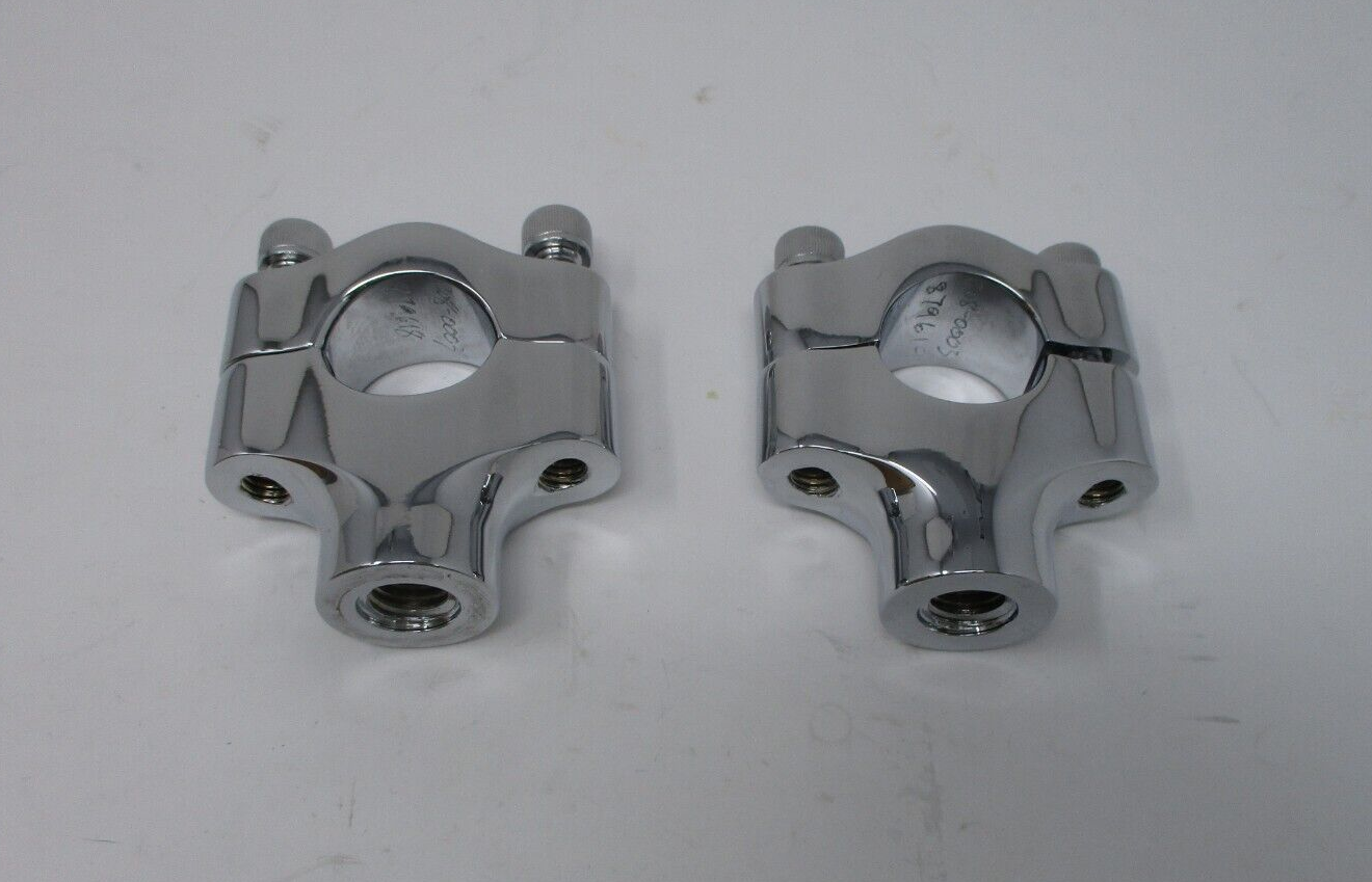 RSD Moto Handlebar Risers Chrome 1.5" Riser 1.0" Bars  0208-2030 CH