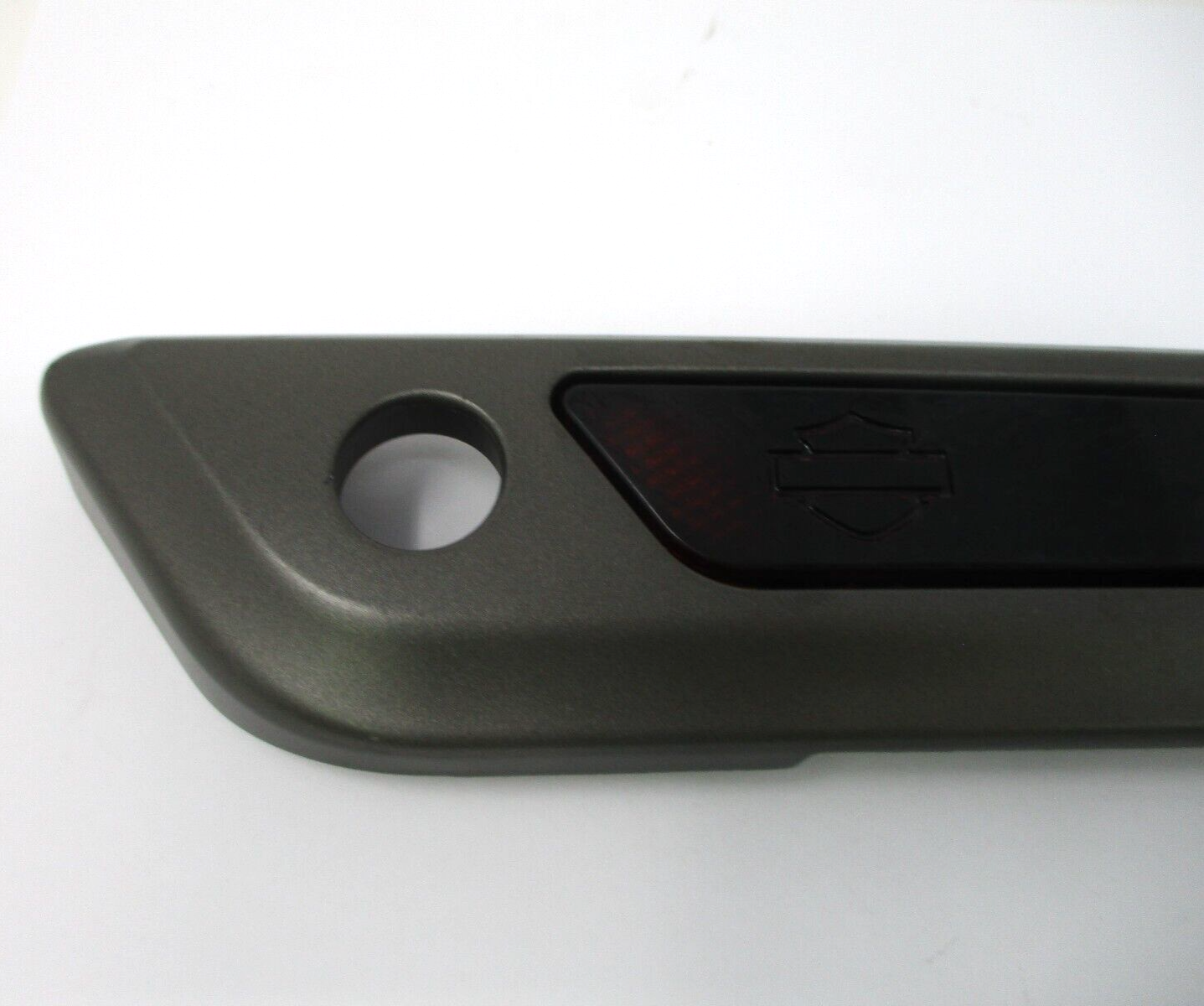 Harley Davidson OEM Touring Saddlebag LH Grey Denim Latch Plate 90200448