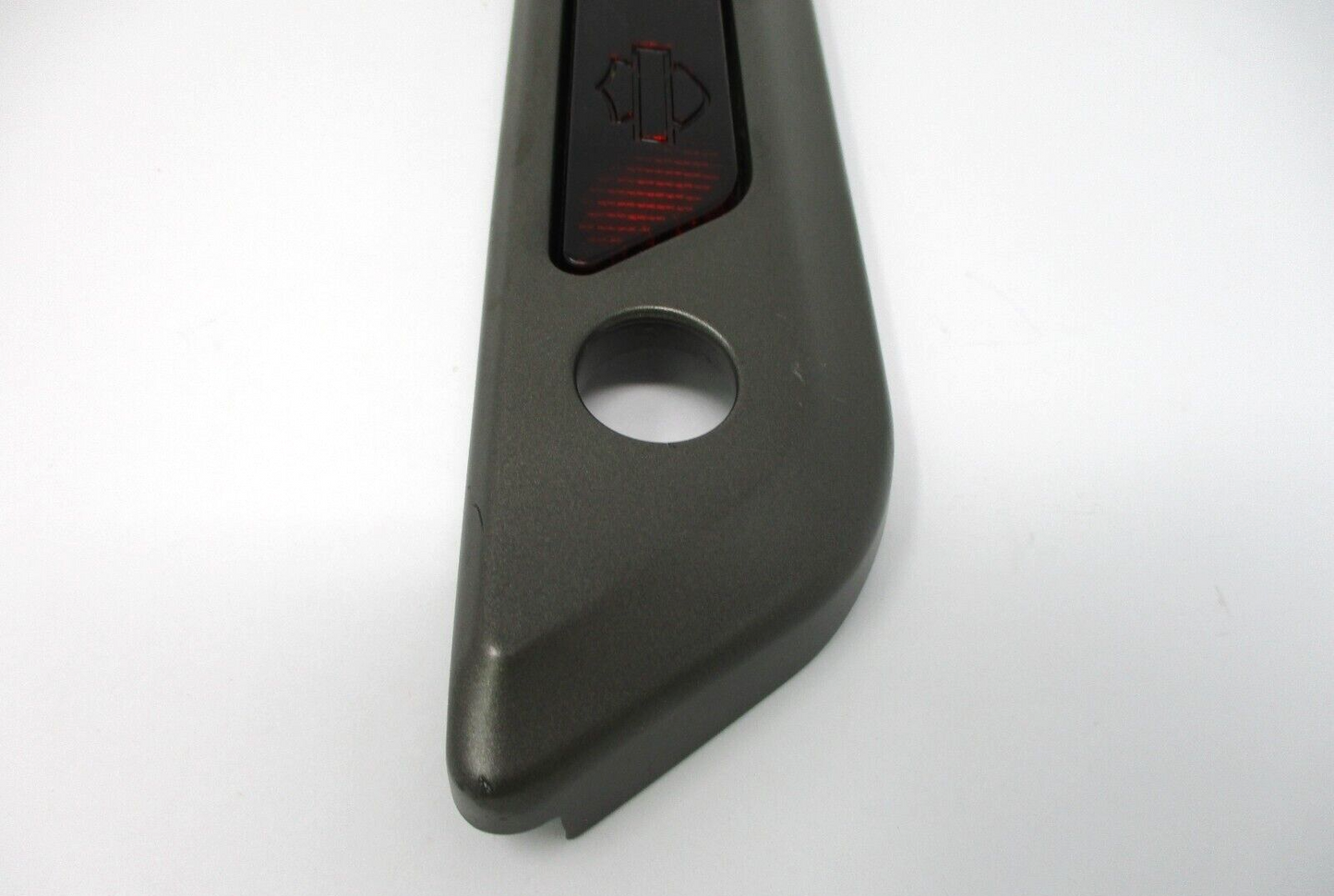 Harley Davidson OEM Touring Saddlebag LH Grey Denim Latch Plate 90200448