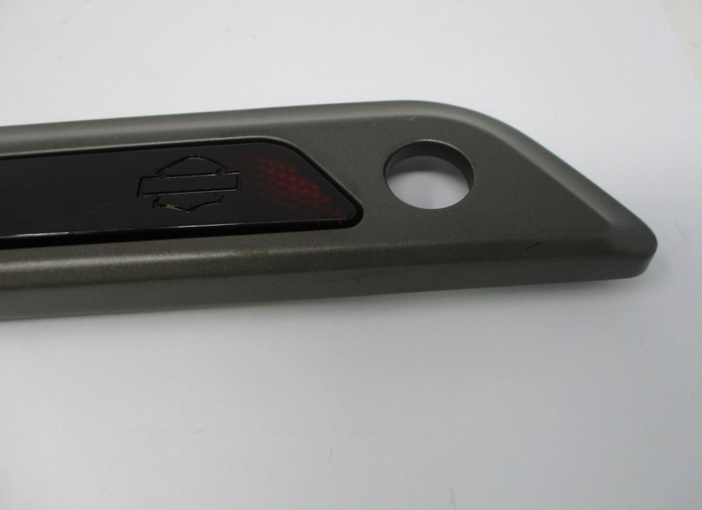 Harley Davidson OEM Touring Saddlebag LH Grey Denim Latch Plate 90200448