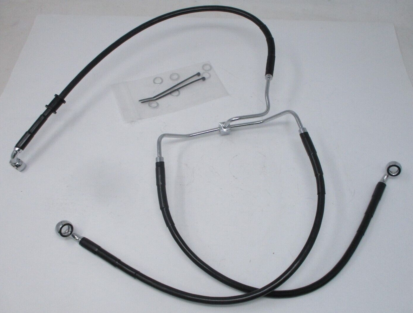 Drag Specialties  Front Brake Line Kit +2 '08-'17 FXDF  1741-2907