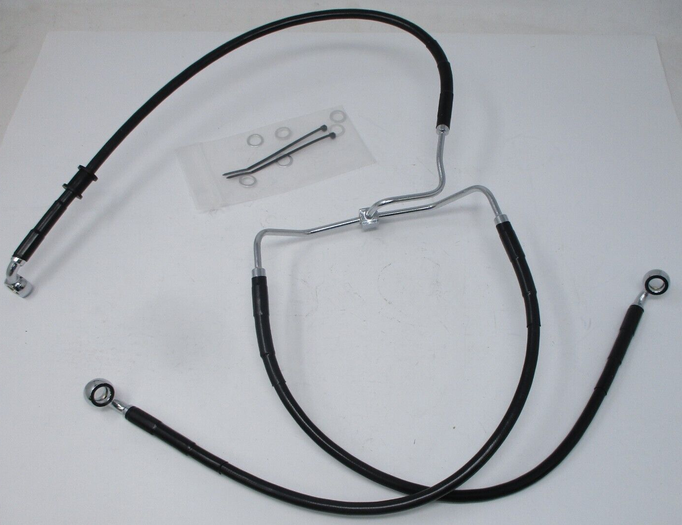 Drag Specialties  Front Brake Line Kit +2 '08-'17 FXDF  1741-2907