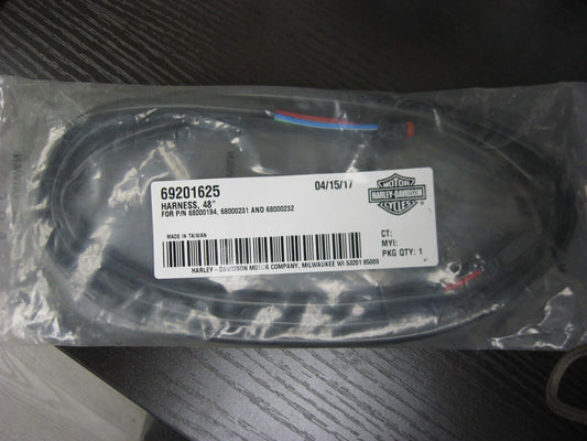 Harley-Davidson OEM Glo Light Wiring Harness - 48 in. Jumper Harness 69201625