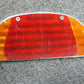 Mid USA Tail Light Lens with Amber Signals Billet Aluminum