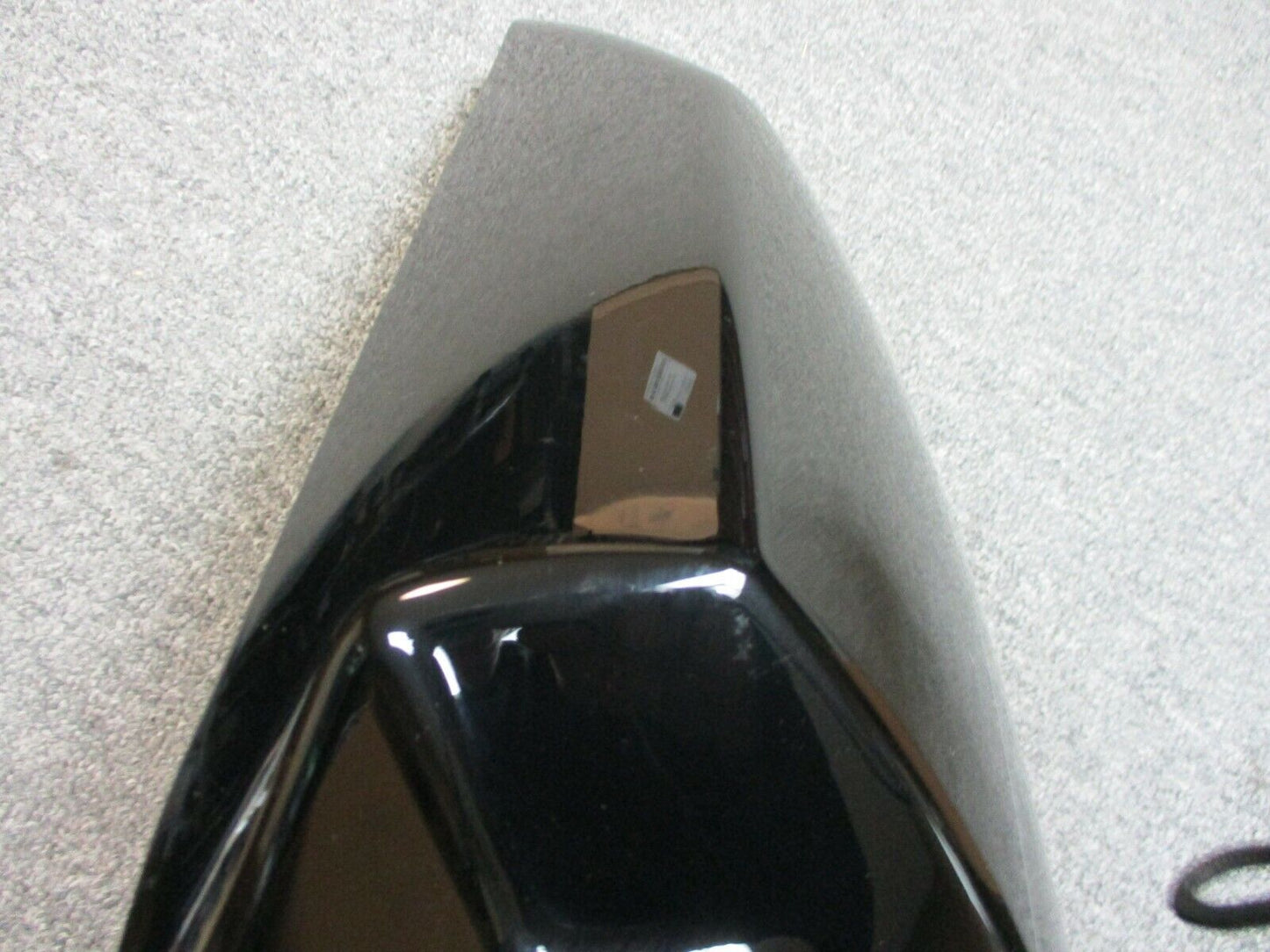 Harley Davidson OEM Right Side Cover Vivid Black with Silver Stripes 66048-09A