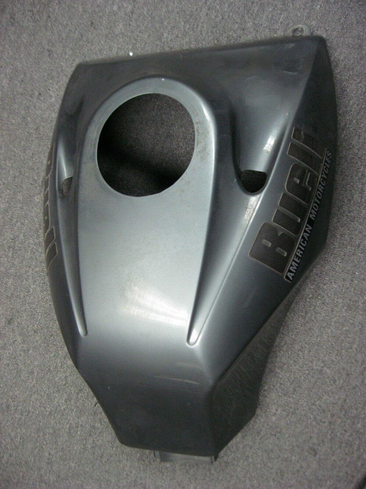 99-02 Buell Lightning X1 Fuel Tank Cover c/w Air Inlet Holes / Damaged  (X1-3)