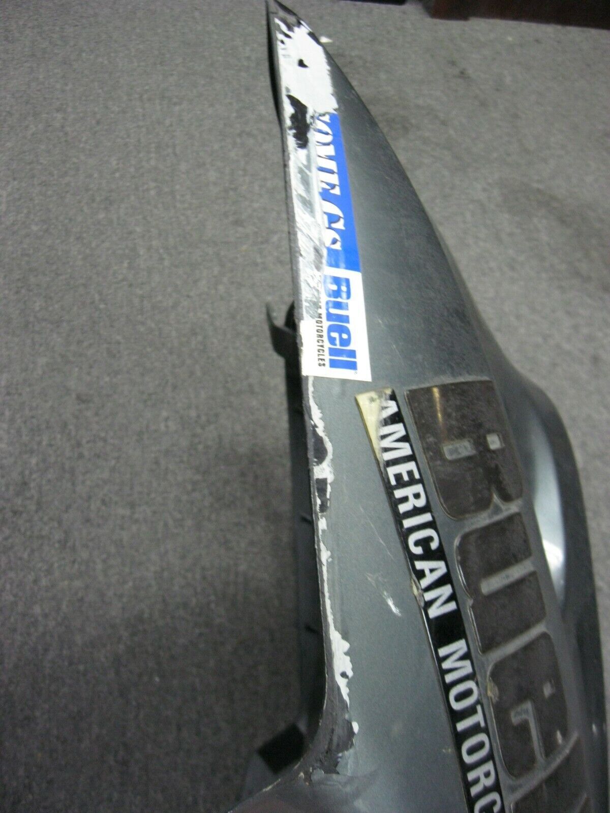 99-02 Buell Lightning X1 Fuel Tank Cover c/w Air Inlet Holes / Damaged  (X1-3)