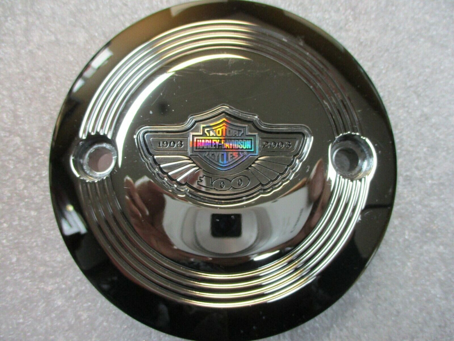 Harley Davidson OEM VRSCA V-Rod 100TH Anniversary Chrome Derby Cover 25354-03K