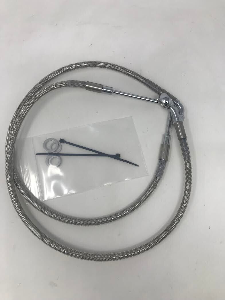 Drag Specialties OEM Brakeline, Front FXDB 06-10, +2'' 1741-2695