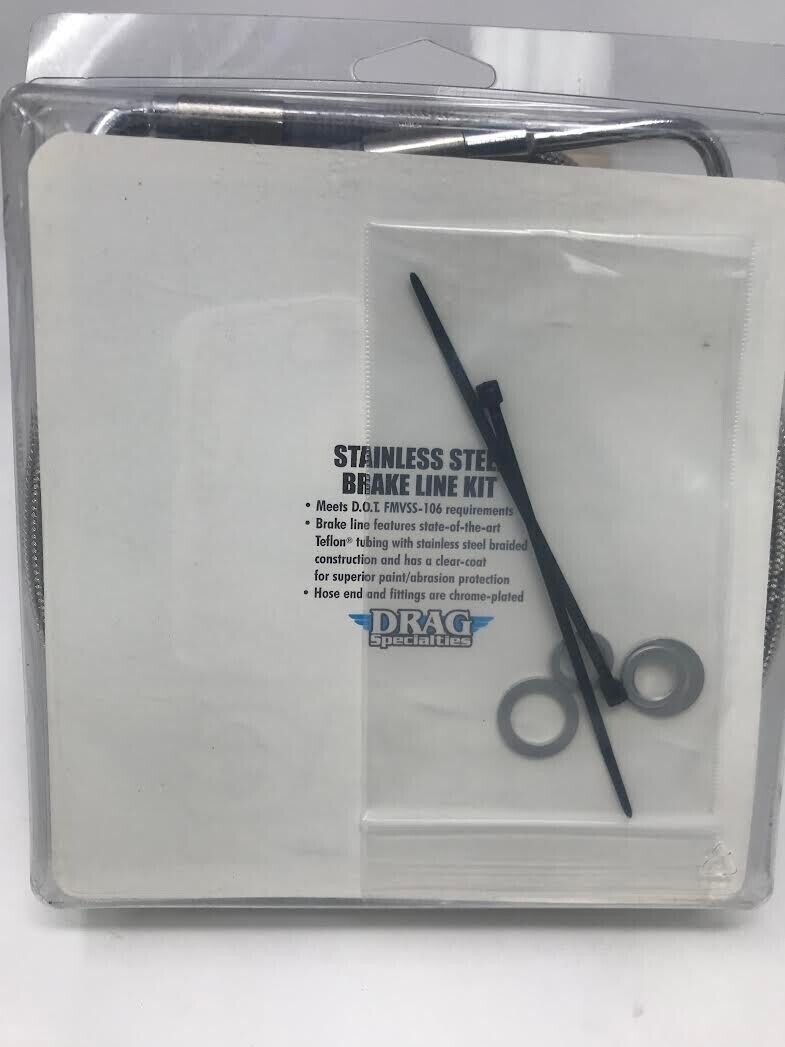 Drag Specialties OEM Brakeline, Front FXDB 06-10, +2'' 1741-2695