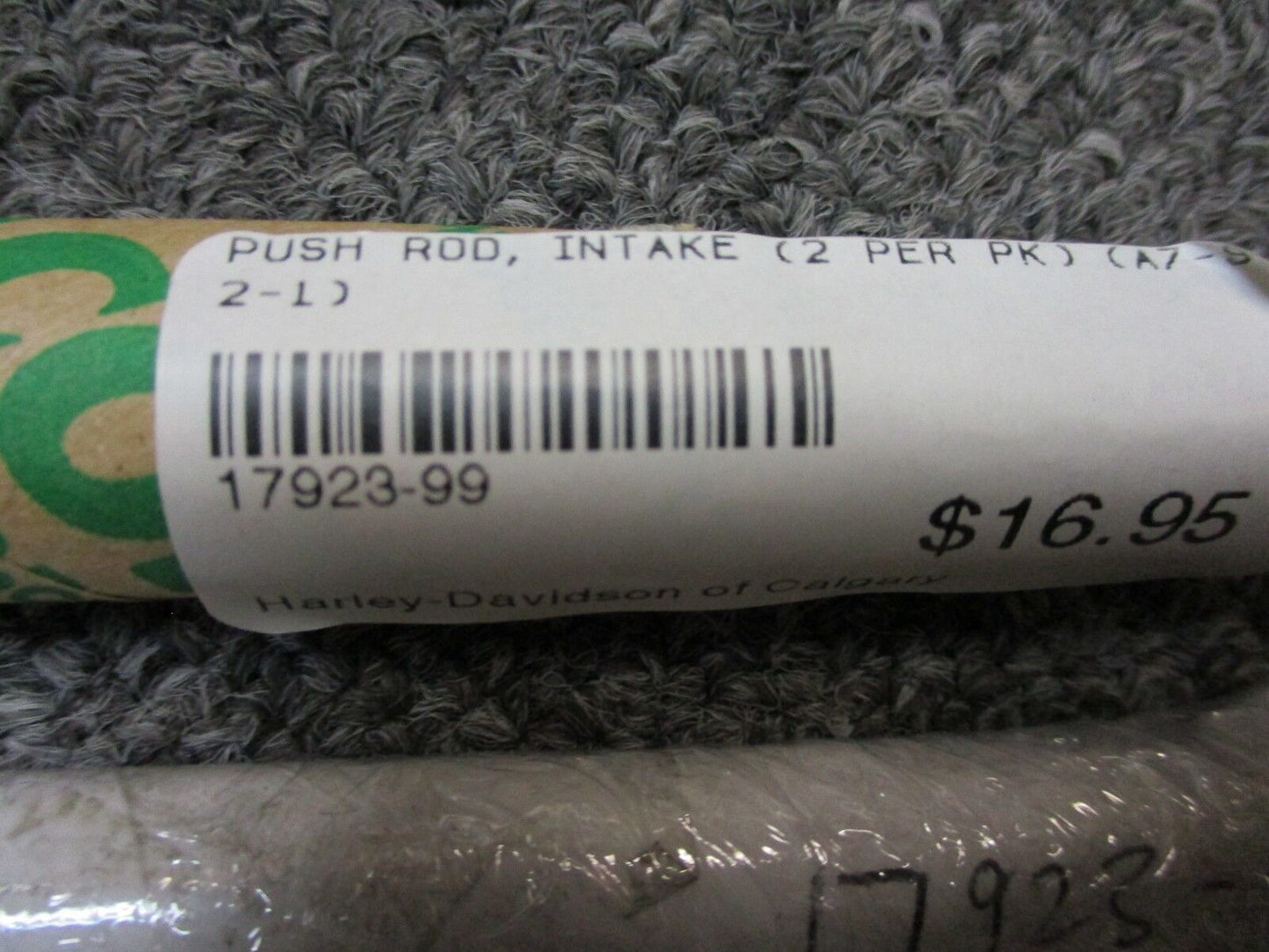 Harley Davidson OEM  99-17 Multi Fit Push Rods Intake  (2 Pack)  17923-99