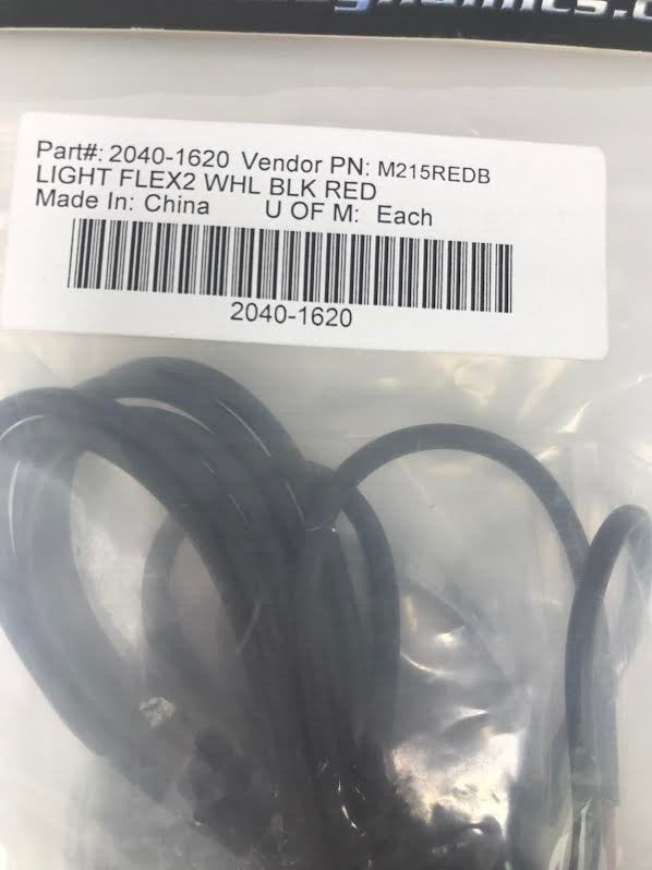 Custom Dynamics OEM Light Flex2 WHL BLK Red 2040-1620