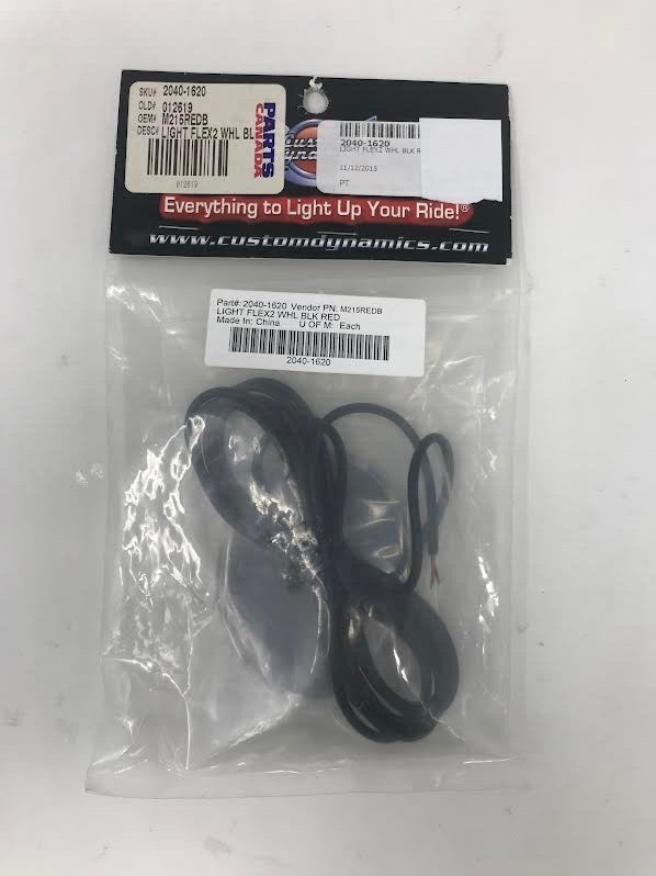 Custom Dynamics OEM Light Flex2 WHL BLK Red 2040-1620