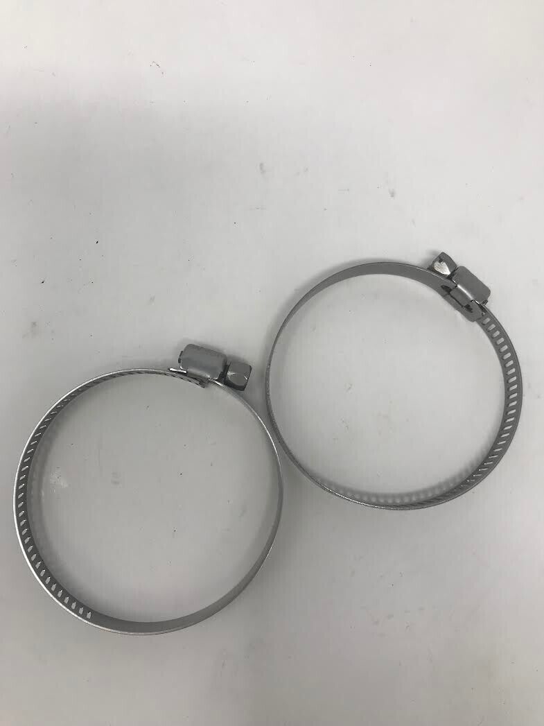 Drag Specialties OEM Stainless Clamps 1.25''-2.25'' 1861-0672