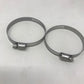 Drag Specialties OEM Stainless Clamps 1.25''-2.25'' 1861-0672