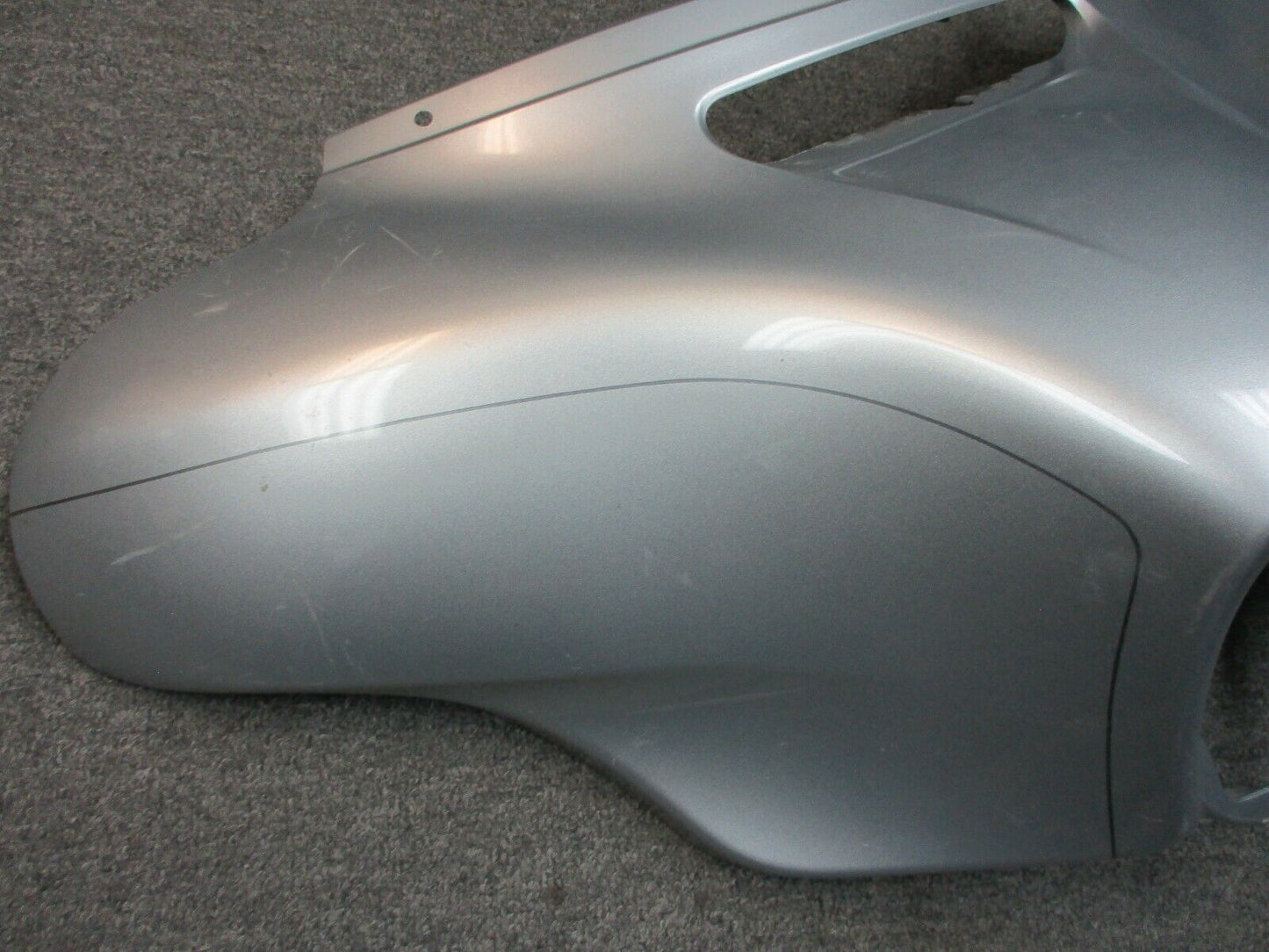 Harley Davidson OEM FLHX FLHT 14 Later Fairing 57000016 Silver with Black Stripe